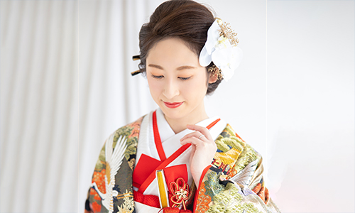 本格的なヘアスタイル
